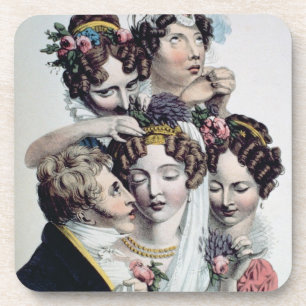 The Bride, c.1820 (litho) Bier Onderzetter