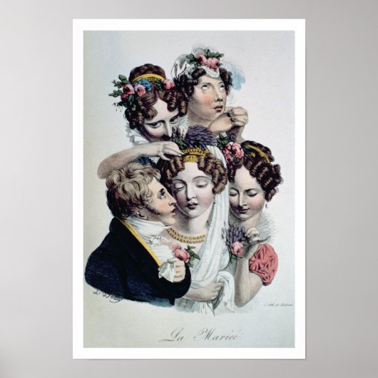 The Bride, c.1820 (litho) Poster (Voorkant)