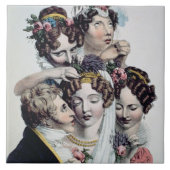 The Bride, c.1820 (litho) Tegeltje (Voorkant)