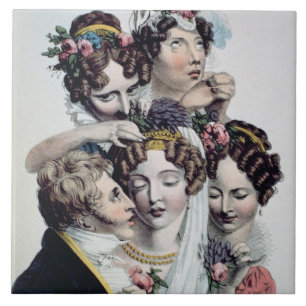 The Bride, c.1820 (litho) Tegeltje