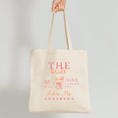 THE BRIDE! Coctail Bachelorette Party Tote Bag