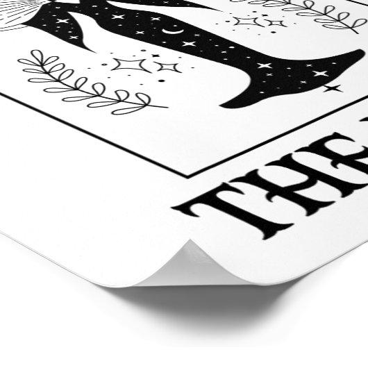 The Bride Coven Gothic Witch Bachelorette Matching Poster (Hoek)