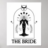 The Bride Coven Gothic Witch Bachelorette Matching Poster (Voorkant)