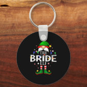 The Bride Elf Christmas Family Pajama Party  Sleutelhanger (Voorkant)