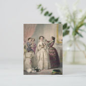 The Bride, gegraveerd door J. Battannier, 1852-53 Briefkaart (Staand voorkant)