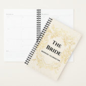 The Bride - Gold vintage frame planner (Display)