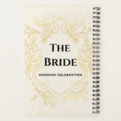 The Bride - Gold vintage frame planner (Achterkant)