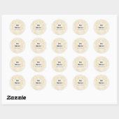 The Bride - Gold vintage frame sheet of stickers (Vel)