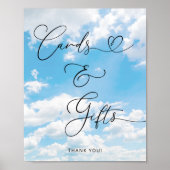 The Bride Is On Cloud 9 Kaarten en geschenken Poster (Voorkant)