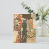 The Bride (onafgewerkt) van Gustav Klimt Briefkaart (Staand voorkant)