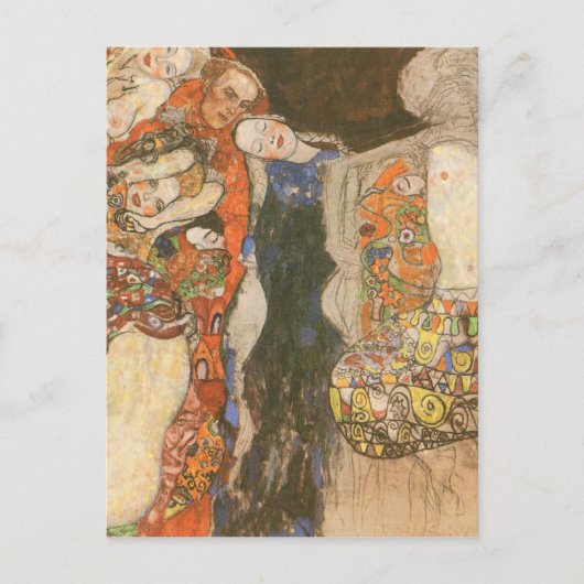 The Bride (onafgewerkt) van Gustav Klimt Briefkaart (Voorkant)