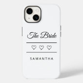 The Bride Personalized Wedding Design  Case-Mate iPhone Case (Achterkant)