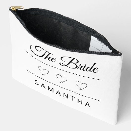 The Bride Personalized Wedding Design Etui (Open)
