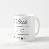 The Bride Personalized Wedding Design Koffiemok (Voorkant rechts)