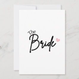The Bride Save the date
