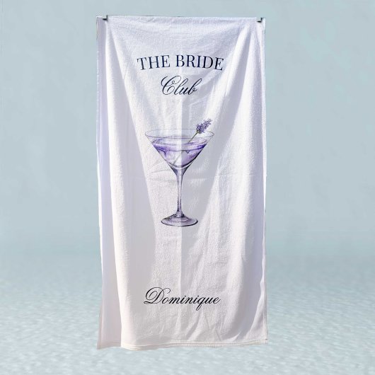 The Bride Social Club Lavendel Cocktail Strandlaken