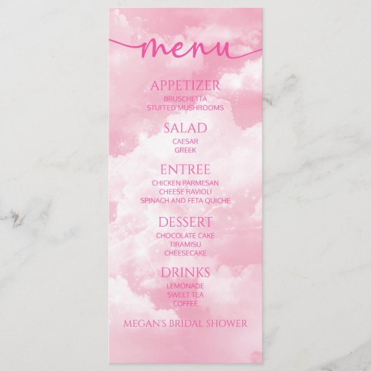 The Bride staat op het menu van Cloud Nine Vrijgez (Voorkant)