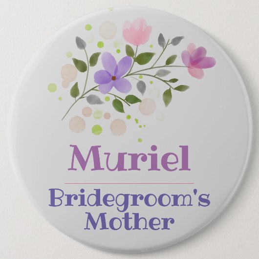 The Bridegroom's Moeder Button Badge (Voorkant)