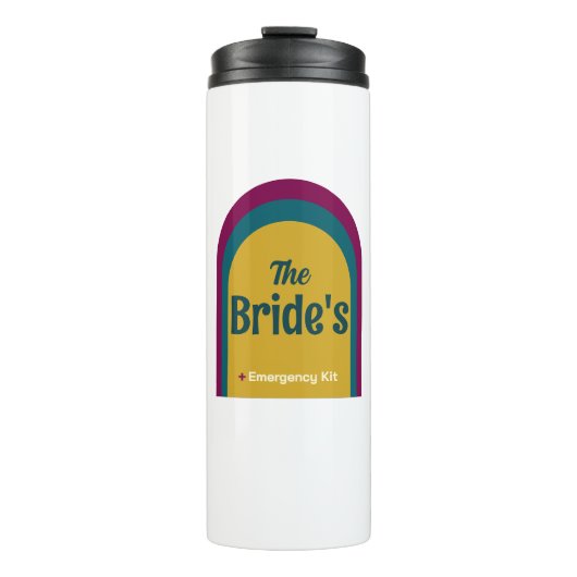 The Bride's Emergency Kit Drink Thermosbeker (Voorkant)