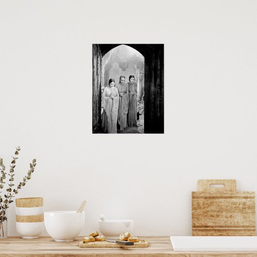 The Brides of Dracula 1931 Poster (Keuken)