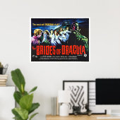 The Brides of Dracula Movie Poster (Thuiskantoor)
