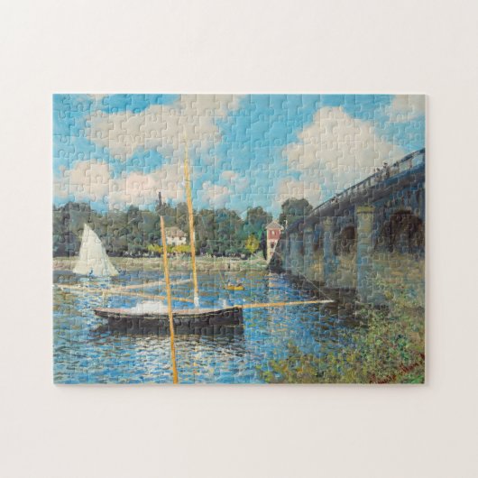 The Bridge at Argenteuil (1874) door Claude Monet Legpuzzel (Horizontaal)