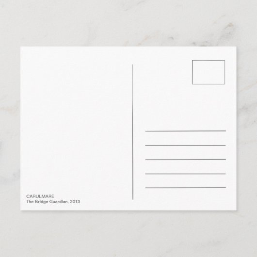 The Bridge Guardian CC0216 Briefkaart (Achterkant)