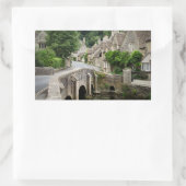The bridge in Castle Combe, Britse rechthoek stick Rechthoekige Sticker (Tas)