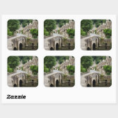 The bridge in Castle Combe, Britse vierkante stick Sticker (Vel)