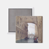 The Bridge of Sighs, Venice, engraved by Lefevre ( Magneet (Voorkant / Achterkant)