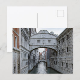 The Bridge of Sighs Venice Italy Briefkaart