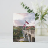 The Bridge over Gauja River, Sigulda, Latvia Briefkaart (Staand voorkant)