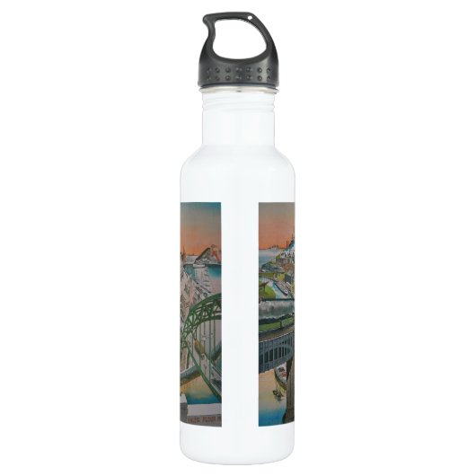 The Bridges Newcastle Liberty Waterfles (Achterkant)