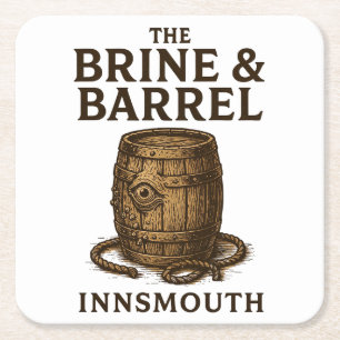 The Brine & Barrel - Een traditie uit Innsmouth Kartonnen Onderzetters