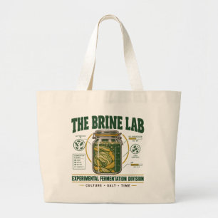 The Brine Lab Fermentatie Hobby Grote Tote Bag