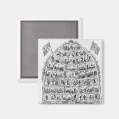 The British Beehive, 1867 Magneet (Voorkant / Achterkant)