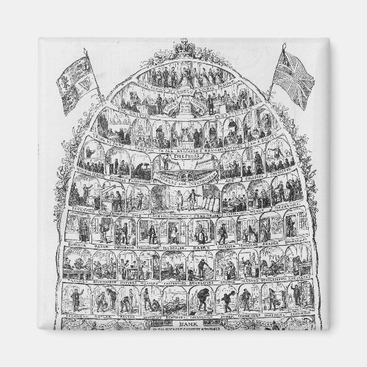 The British Beehive, 1867 Magneet (Voorkant)
