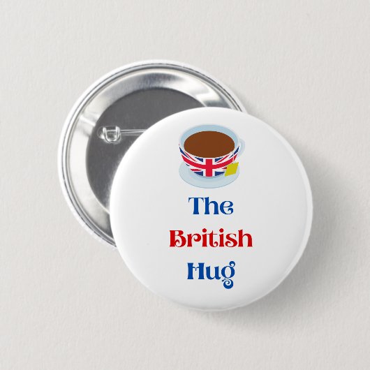 The British Hug Ronde Button 5,7 Cm (Voorkant /achterkant)