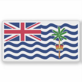 The British Indian Ocean Territory flag, Overseas  Sticker