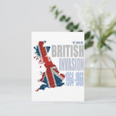 The British Invasion 1964-1966 Briefkaart (Staand voorkant)