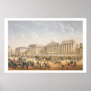The British Museum, c.1862 (kleurenlitho) Poster