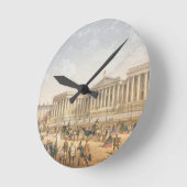 The British Museum, c.1862 (kleurenlitho) Ronde Klok (Hoek)