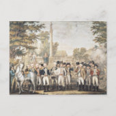 The British Surrendering to General Washington Briefkaart (Voorkant)