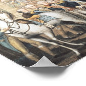 The British Surrendering to General Washington Poster (Hoek)