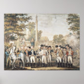 The British Surrendering to General Washington Poster (Voorkant)