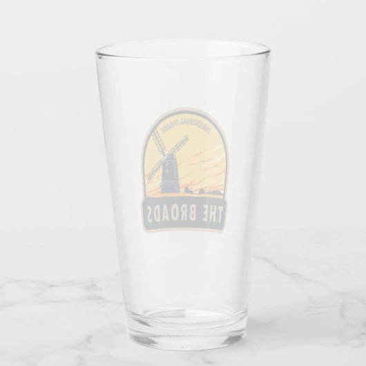 The Broads National Park England Glas (Achterkant)