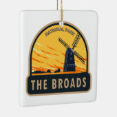 The Broads National Park England  Keramisch Ornament (Rechts)