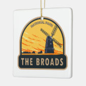 The Broads National Park England  Keramisch Ornament (Links)