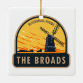 The Broads National Park England  Keramisch Ornament (Achterkant)