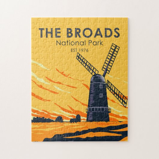 The Broads National Park England  Legpuzzel (Verticaal)